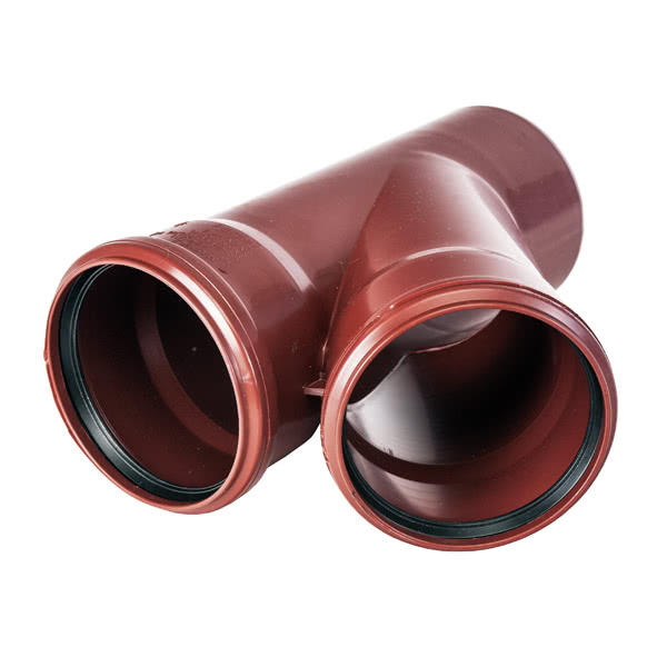 8M3145E125125 SANHA M3-145E тройник, угол 45°  DN 125x125 / OD 125x125 мм  - Вид №1