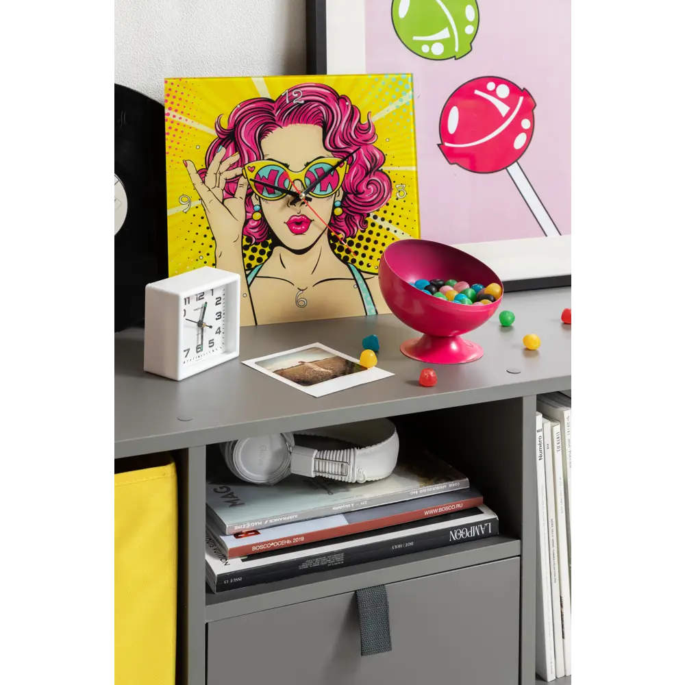 Часы на стекле Поп-арт 30x30 см Santreyd 2020 STLM-2094067 - Вид №7