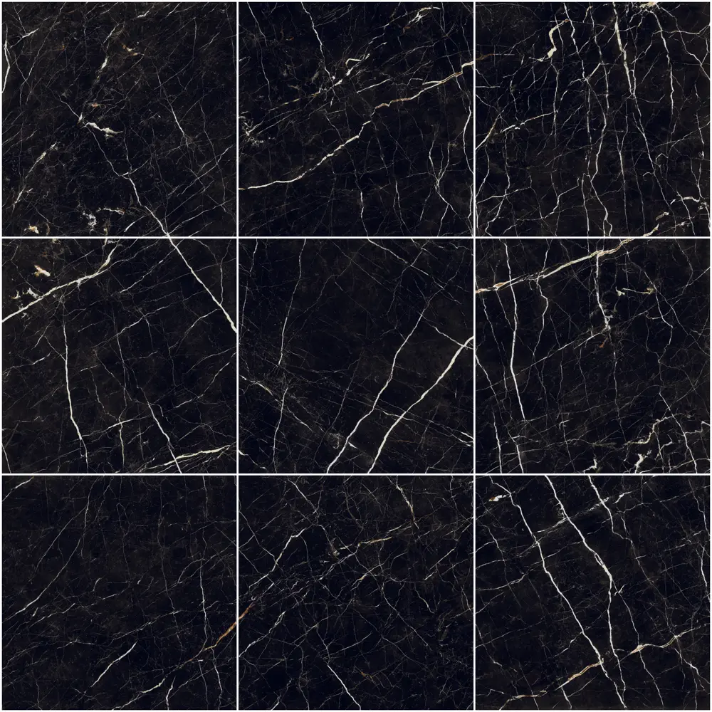 Керамогранит Allure Imperial Black 45x45 см 1.215 м² матовый цвет черный Santreyd STLM-2209904 - Вид №2