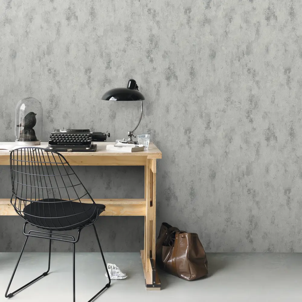 Обои флизелиновые Rasch Factory Style серебристо-серые 1.06 м R947359 STLM-2053538 - Вид №2