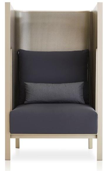 GANDIABLASCO Садовое кресло из ткани с высокой спинкой Solanas sun-id-1497109 - Вид №5