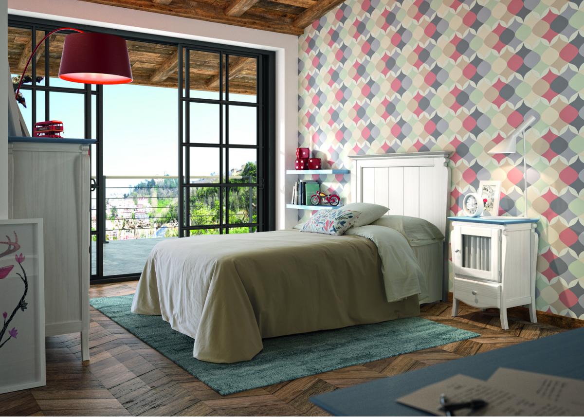 090579 Прикроватная тумба Mediterrano правосторонняя дверца Grupo Seys Mediterraneo Santreyd - Вид №1