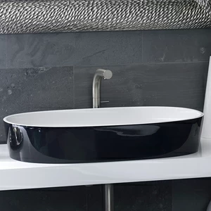 VBIOS80BK Накладная раковина на столешницу  овальная Victoria + Albert