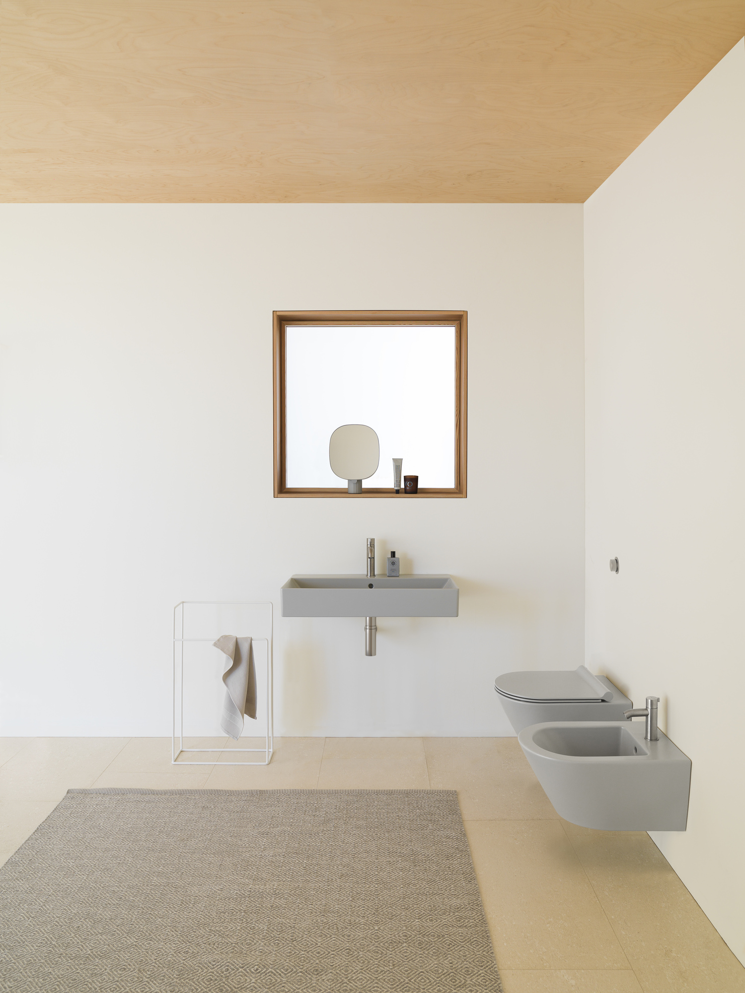 941617 Подвесной унитаз настенный Бежевый GSI ceramica  Италия  - Вид №6