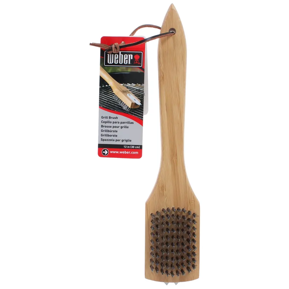 Щётка для чистки гриля Weber 30 см с бамбуковой ручкой STLM-2137898 - Вид №2