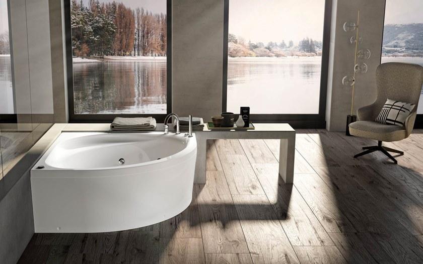 Albatros Угловая гидромассажная ванна из акрила  01id53bs  - Вид №1