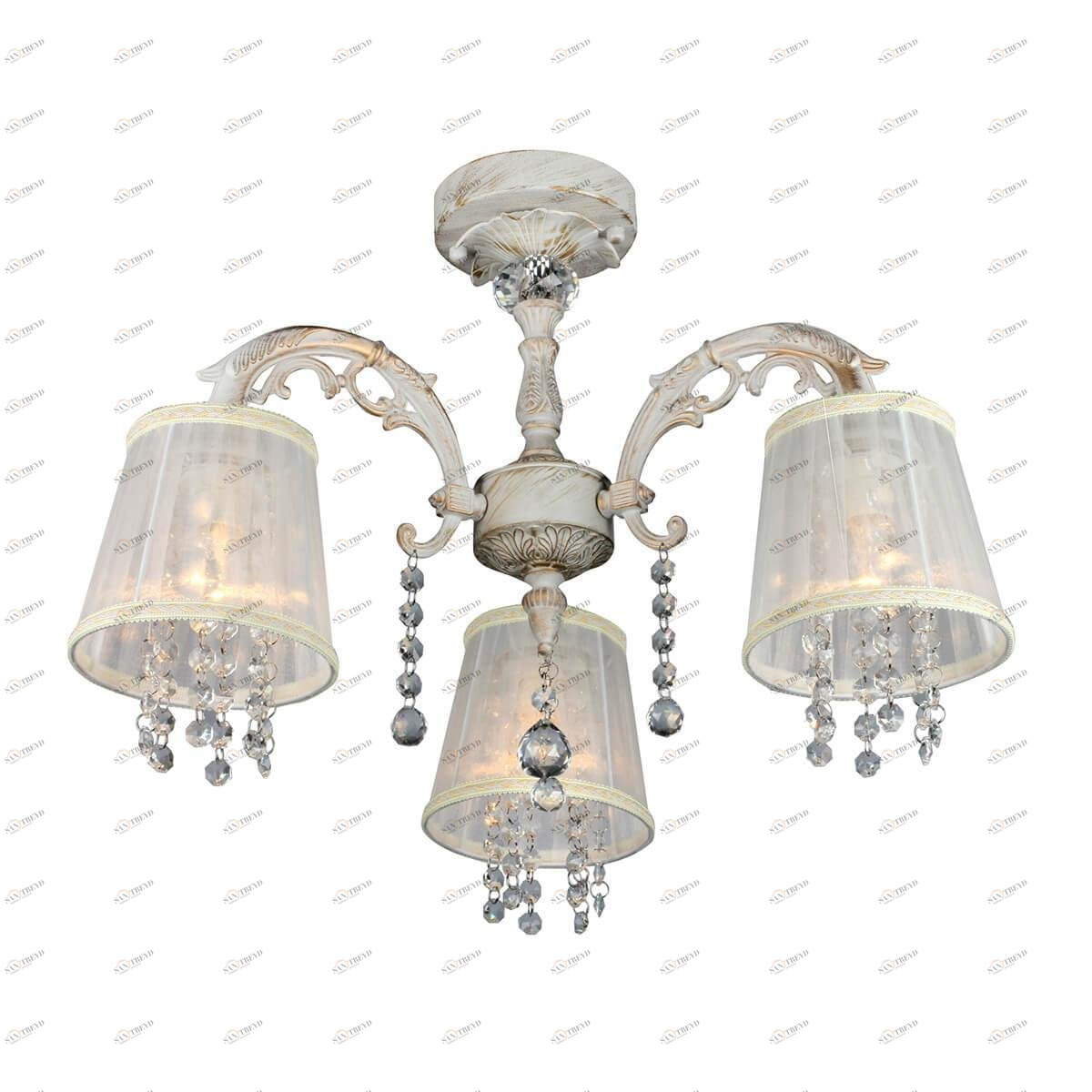 Потолочная люстра Omnilux OML-30007-03 OMNILUX OML-300 182844 Белый 