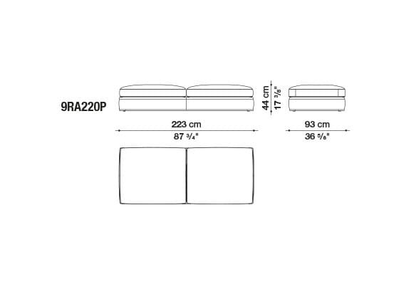 Угловой диван из ткани B&B Italia Ричард ARCH-00040927 - Вид №21