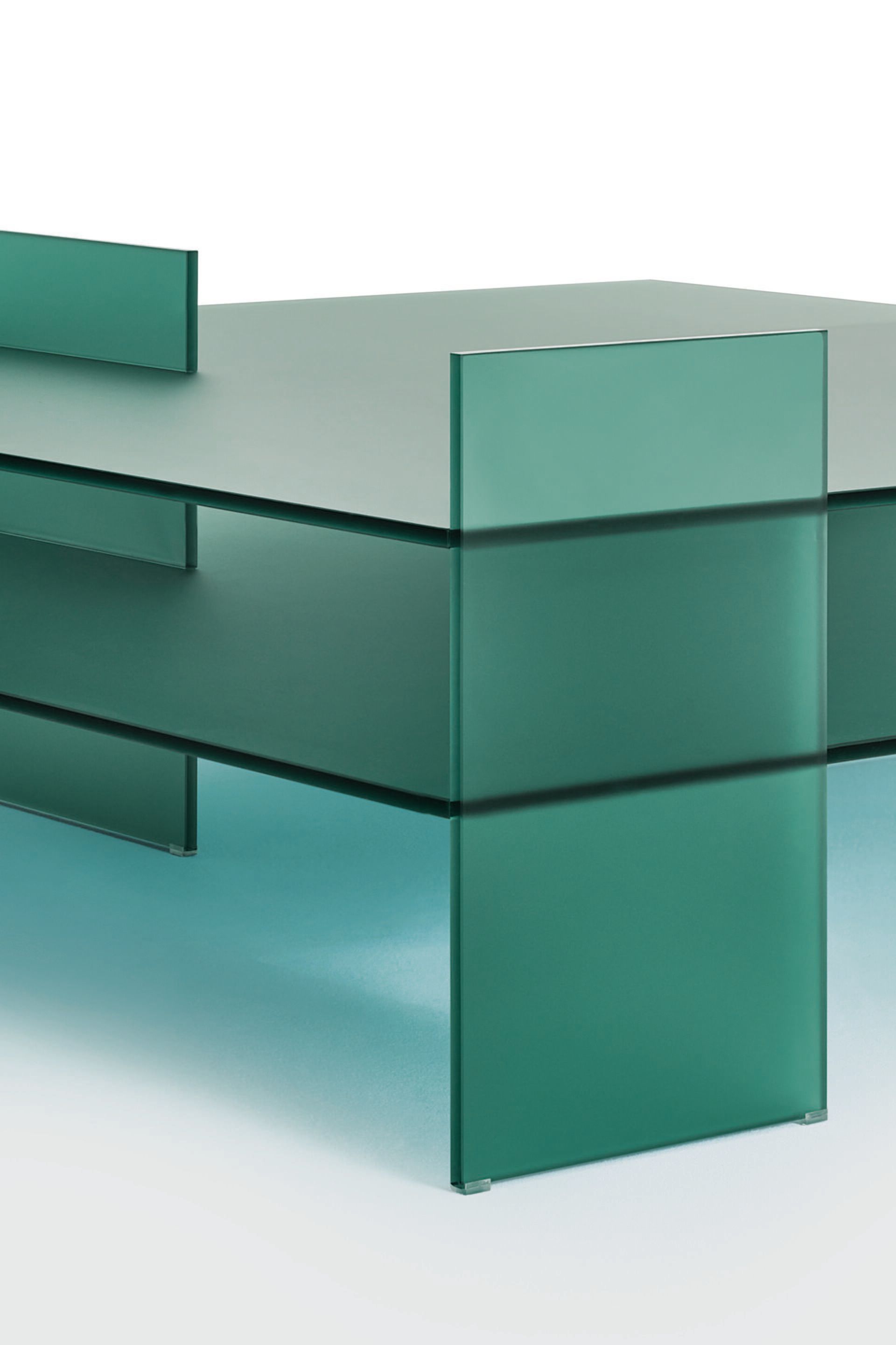 Низкий Хрустальный журнальный столик Glas Italia Kazimir ARCH-00148255 - Вид №2