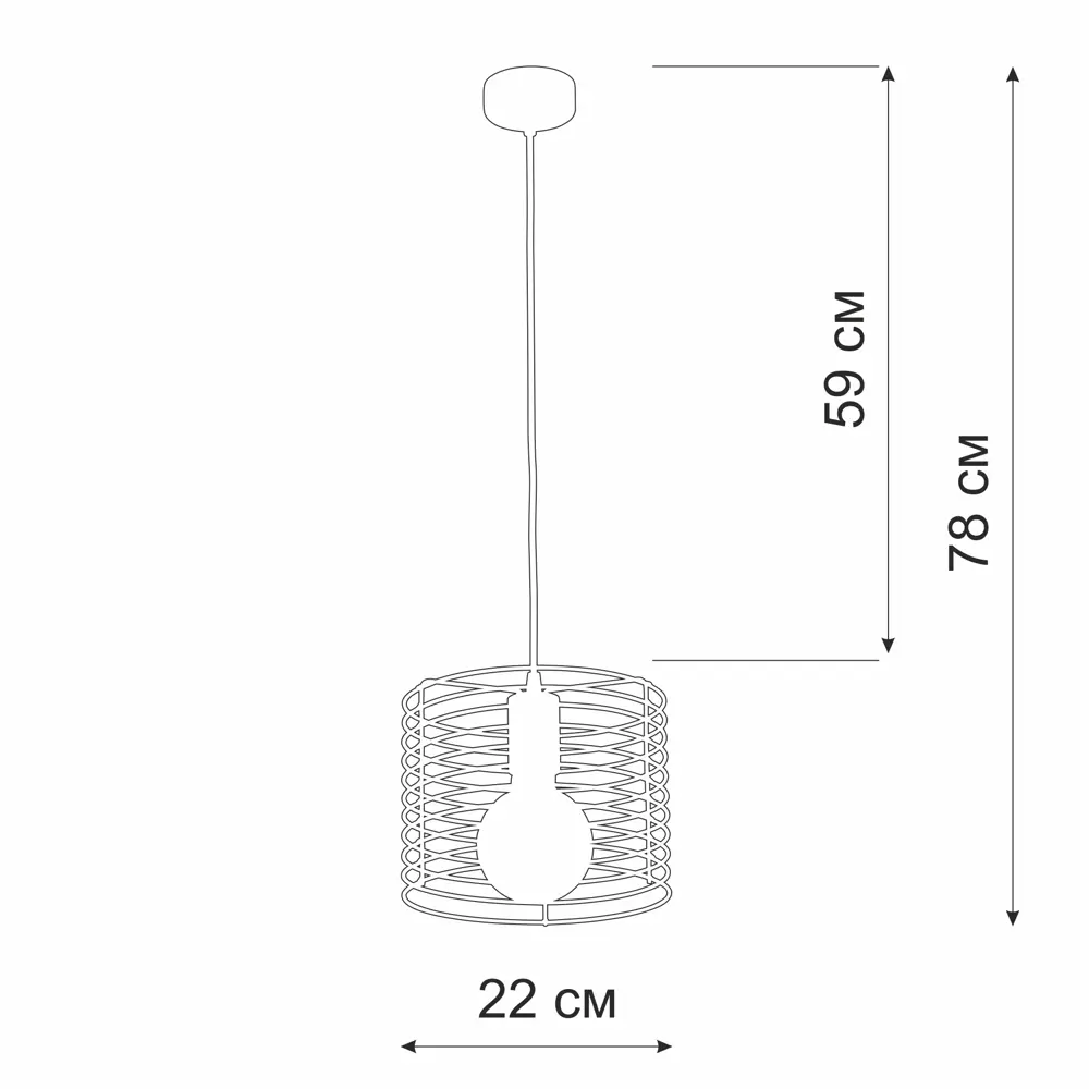 Подвесной светильник Vitaluce Vakero grey 1 лампа 3м² Е27 цвет бронзовый графит STLM-2146287 - Вид №9