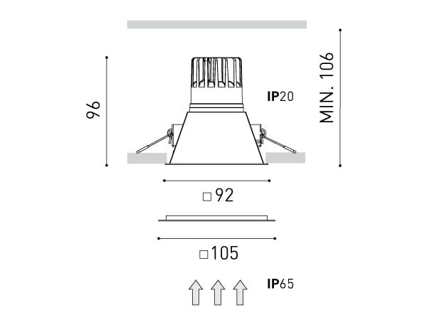 Утопленный светодиодный прожектор Arkoslight своп ARCH-00003134 - Вид №5