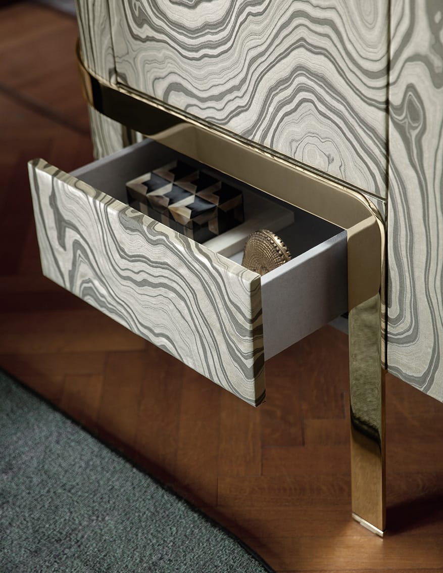 Барный шкаф с тканевым покрытием OPERA CONTEMPORARY DORIS ARCH-00135457 - Вид №3