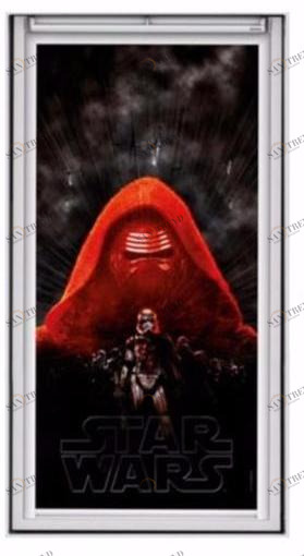 Velux Рулонная штора из полиэстера Blackout Star wars & velux galactic night sun-id-1482583