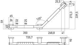 Emco Bad Эргономичная фиксированная металлическая ручка для ванной комнаты System2 sun-id-1494596 - Вид №10