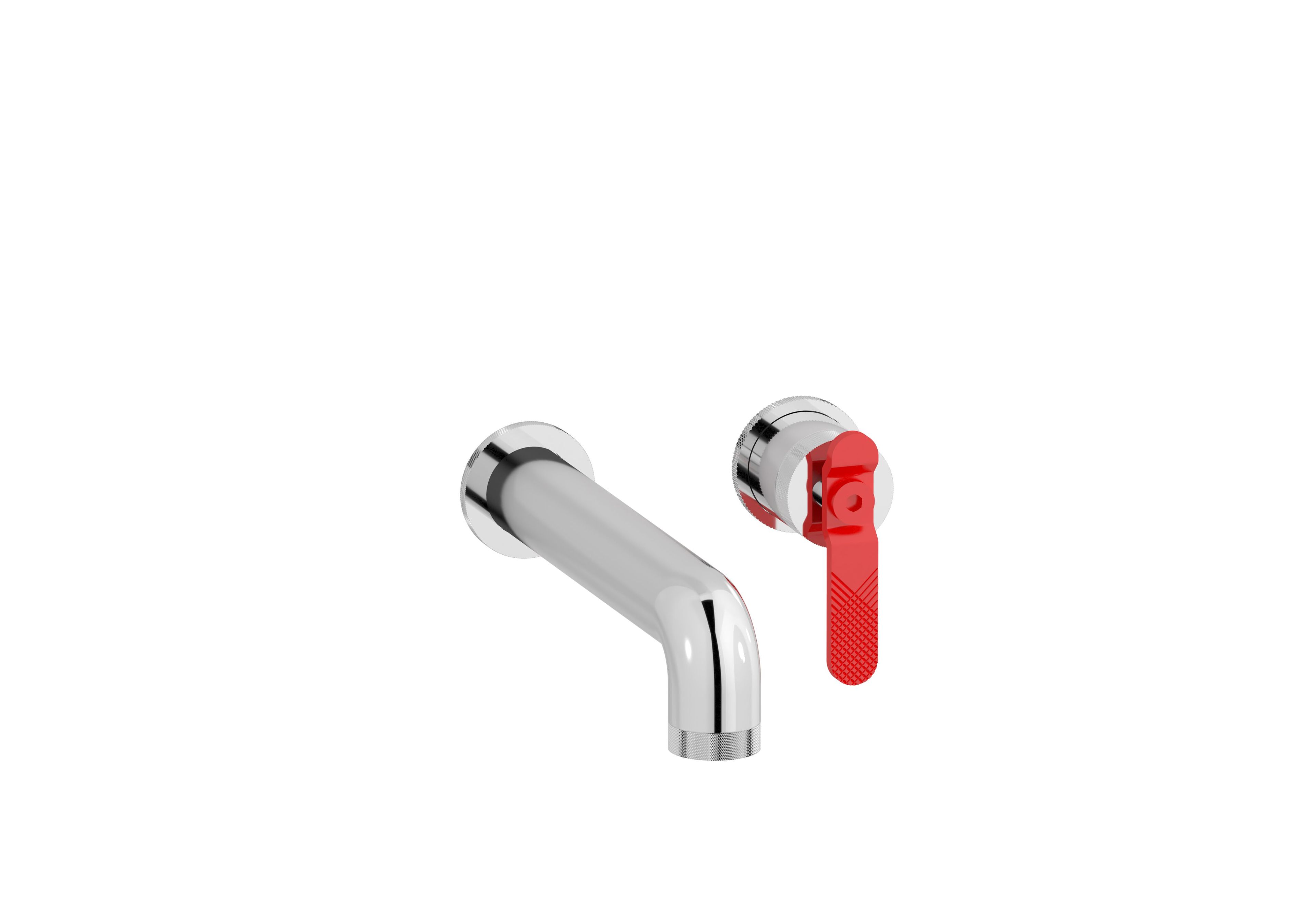 Настенный однорычажный смеситель для раковины с автоматическим сливом IB Bold ARCH-00025621 - Вид №2