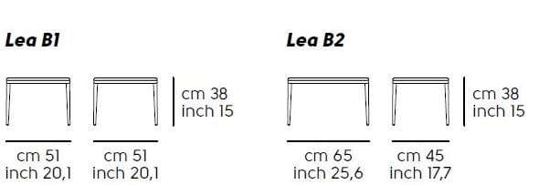 Кожаный низкий стул Midj ARCH-00025500 - Вид №3