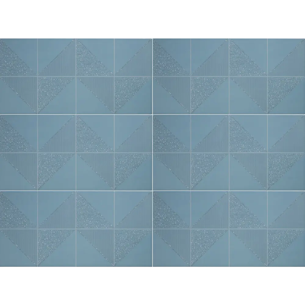 Декор настенный Culto Asana Denim Rain 20x40 см цвет синий STLM-2130292 - Вид №1