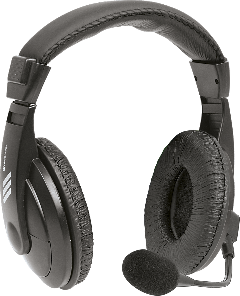 63750 компьютерная гарнитура gryphon 750 черный, кабель 2 м Defender Santreyd 