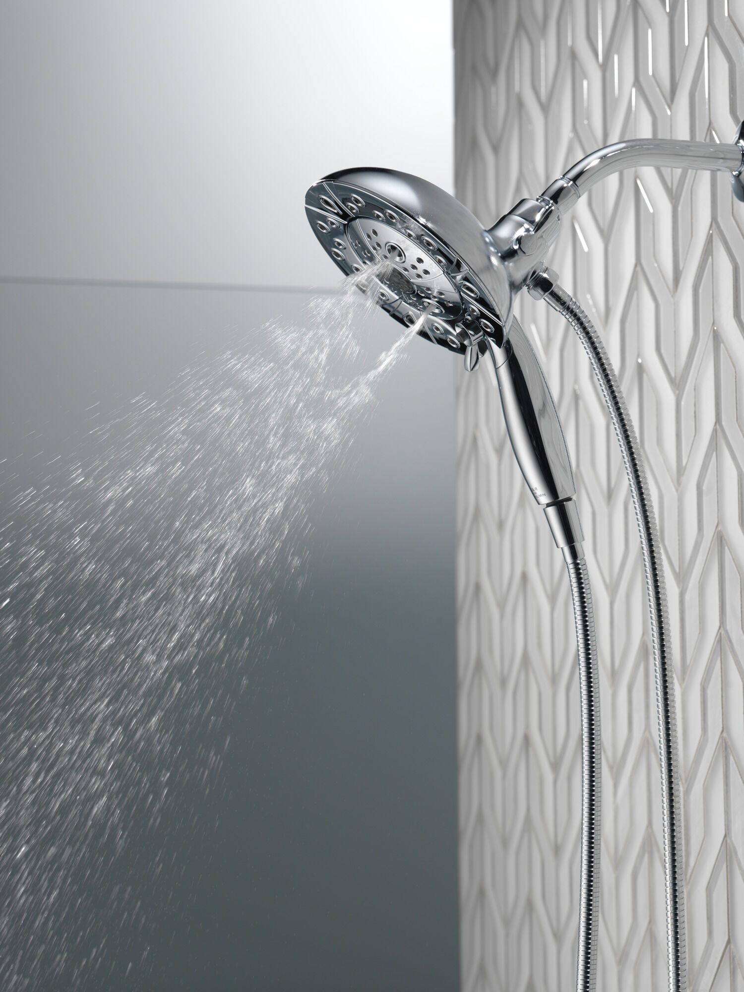 58480-25-PK H2Okinetic® In2ition® Душ два в одном с 5 настройками Delta Faucet Universal Showering Хром  - Вид №2