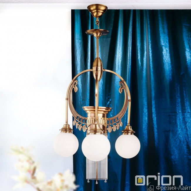 Orion LU 1660/3+1 alt-MS/149 opal sm люстра подвесная ADELE 71826