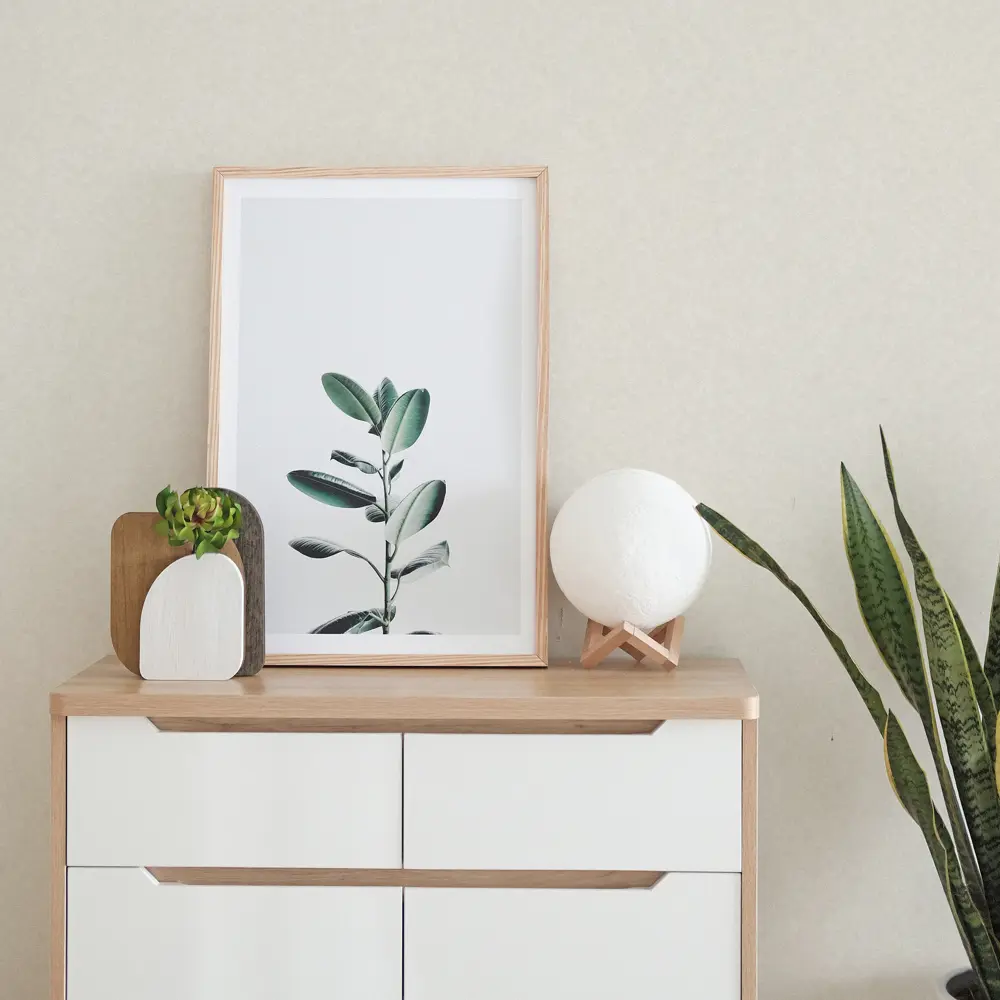 Обои флизелиновые Solo Lunaria бежевые 1.06 м 106405 STLM-2083328 - Вид №2