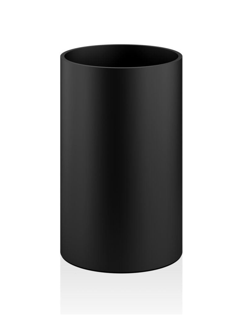 Корзина для бумаги STONE BEOD DECOR WALTHER Черный матовый 973260 