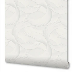 Обои флизелиновые Wallsecret Hypnotic белые 1.06 м 8962-20