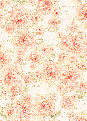 00584 Декупажная карта 30.8 x 44 см "Розовая поэма" Чип-Арт 