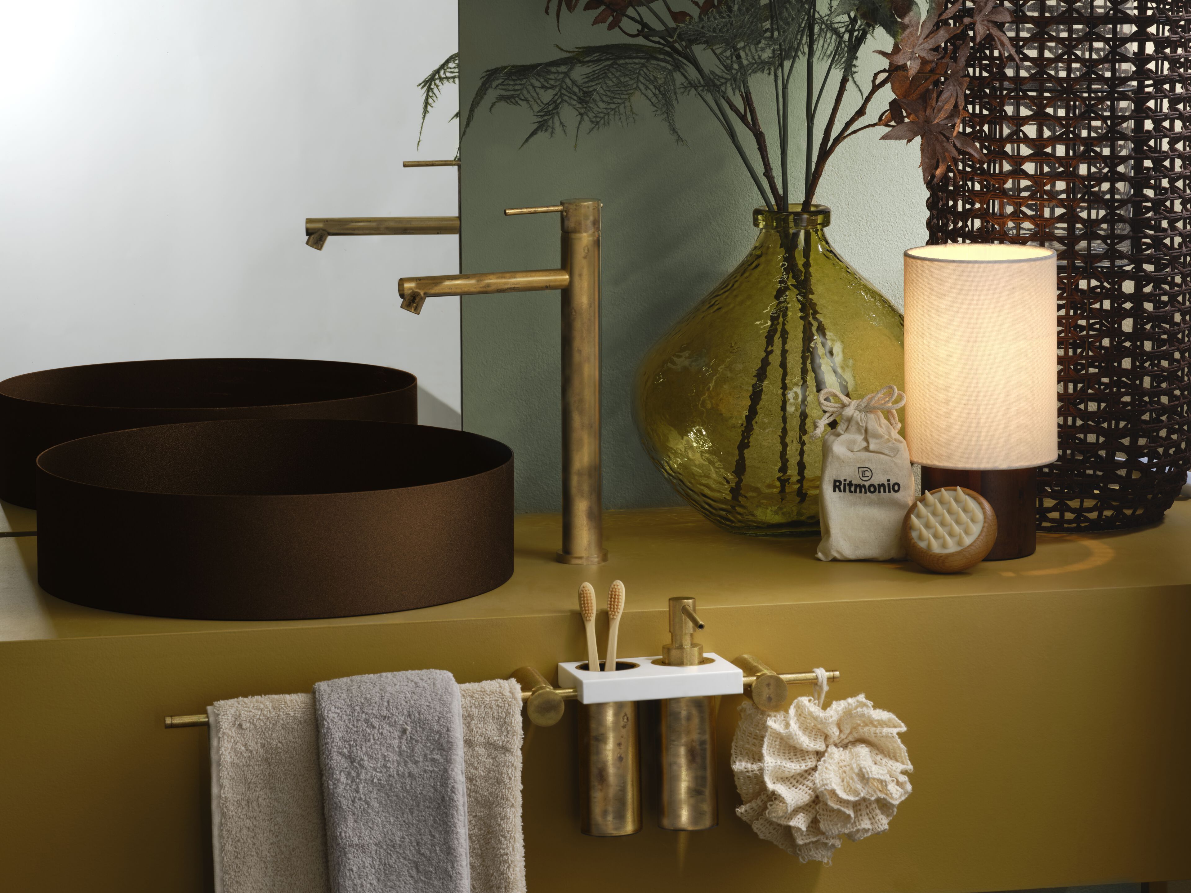 Смеситель для раковины с одной ручкой из латуни Ritmonio Brass ARCH-00061217 - Вид №1