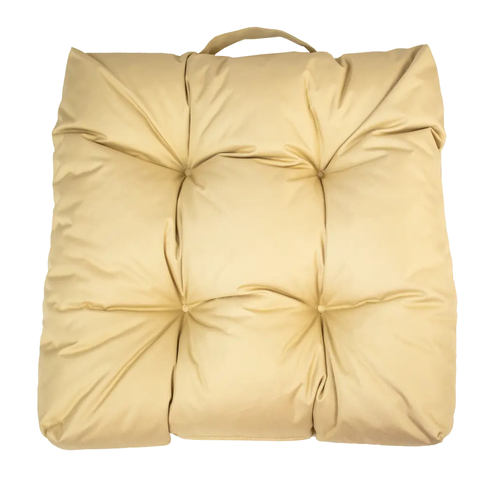 Сидушка для пикника Linen Way 50x50 см цвет бежевый Уличная подушка STLM-2027127