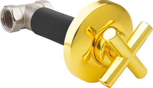 Клапан включения-выключения 1/2 '' - 1/2 '' (золотой) / AC70G Creavit  - Вид №1