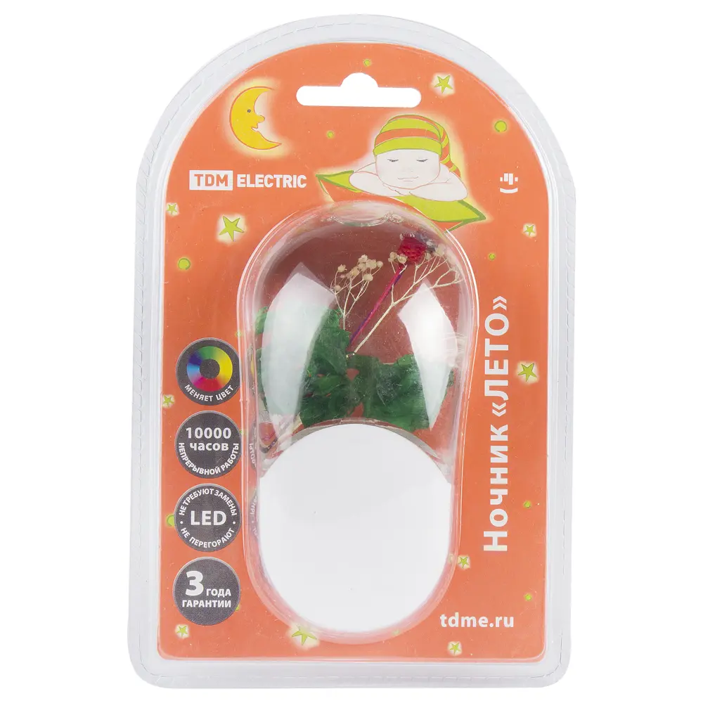 Ночник светодиодный с датчиком света Лето TDM ELECTRIC STLM-2089002 - Вид №2
