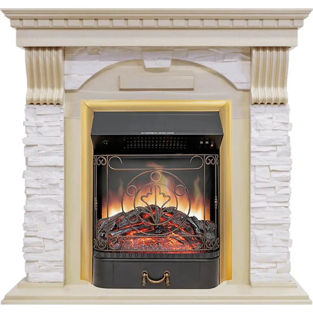 Каминокомплект Royal Flame Dublin STD Majestic FX Brass 1.5 кВт 89396863 STLM-2075128 