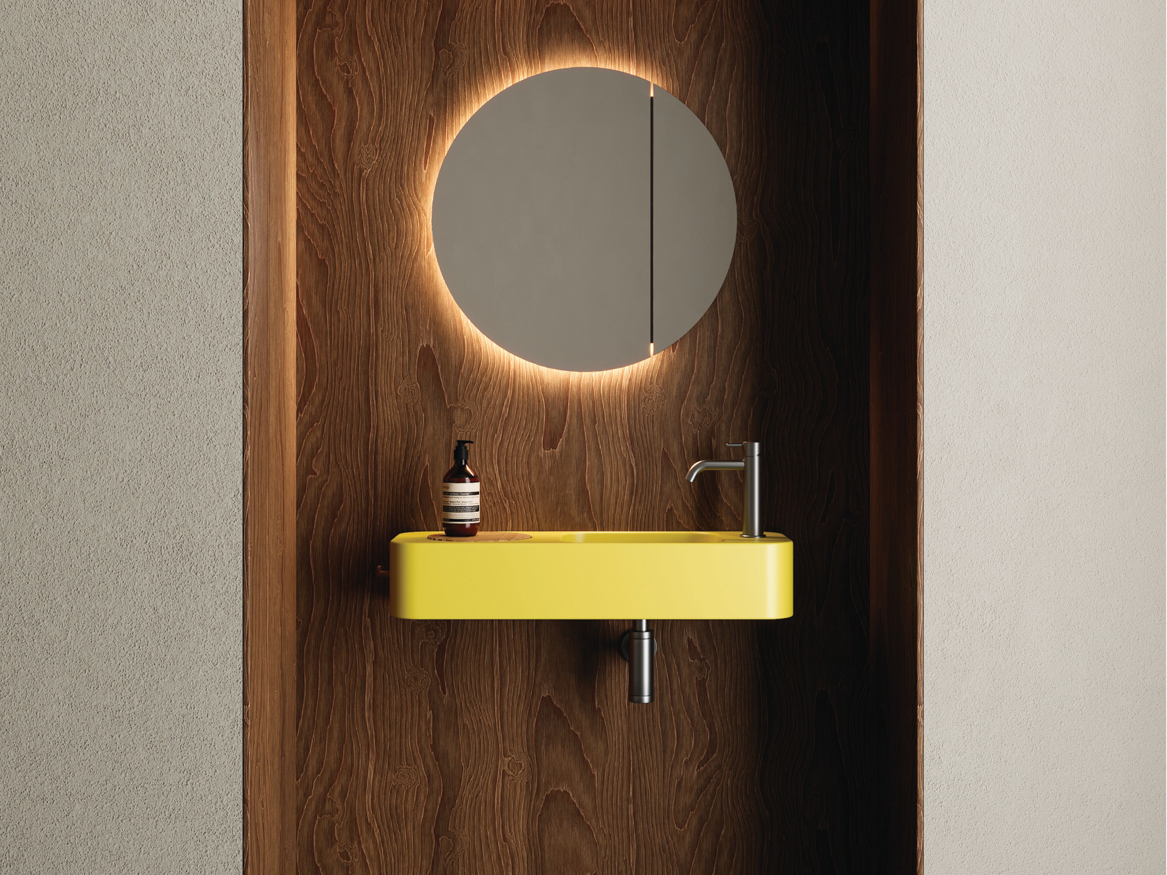 Керамическая подвесная прямоугольная одиночная раковина Nic Mini Living ARCH-00040675