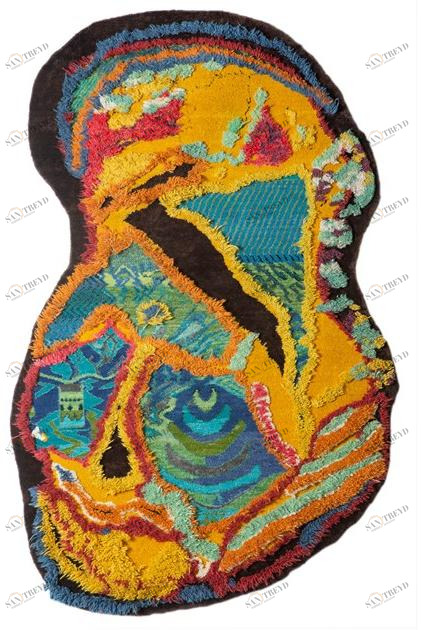 Jaipur Rugs Коврик ручной работы из вискозы и шерсти Jugalbandi Tx-1495