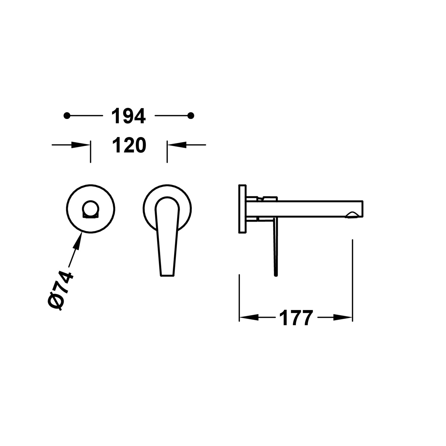 КЛАСС Видимой части для корпуса встраиваемой раковины-20530021 TRES  - Вид №1