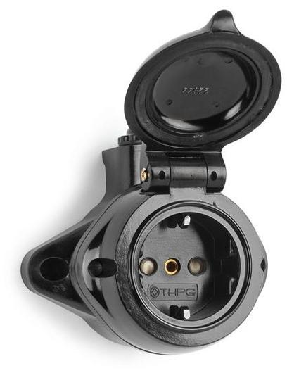 THPG Единая водонепроницаемая электрическая розетка из бакелита  100828  - Вид №1