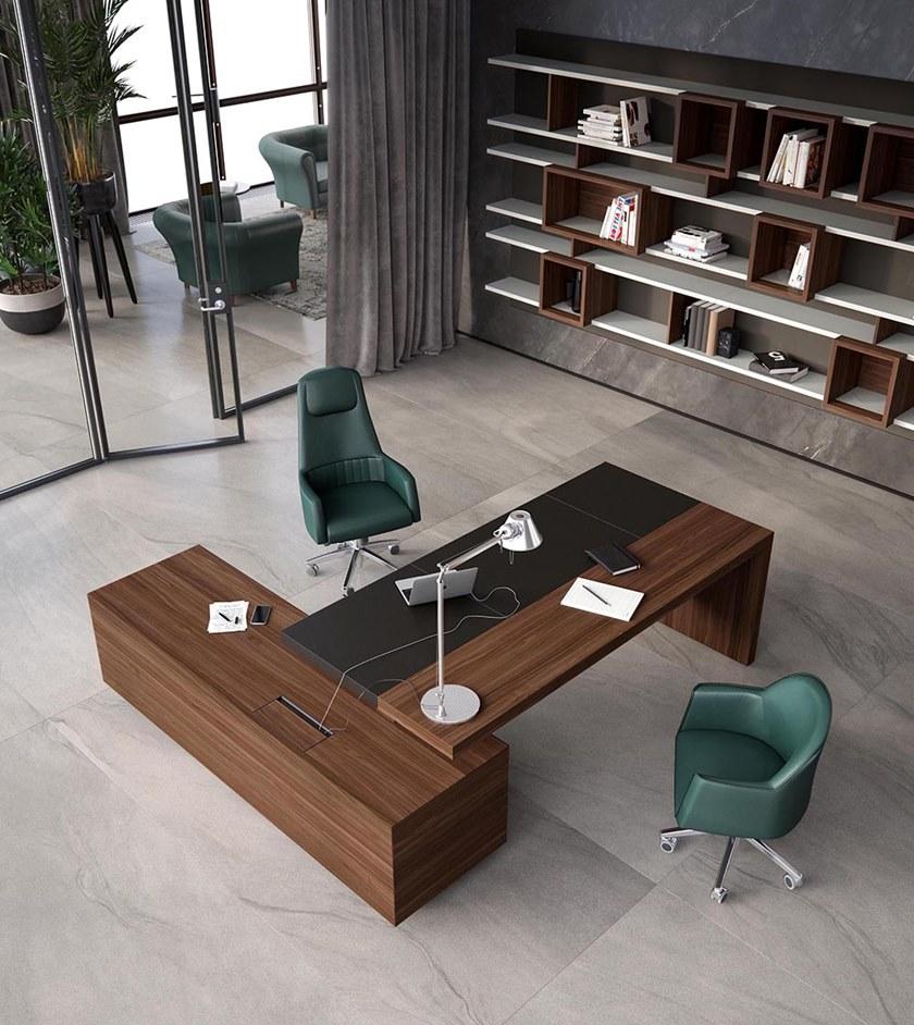 ESTEL GROUP Угловой стол с системой управления кабелями sun-id-1443615 - Вид №3