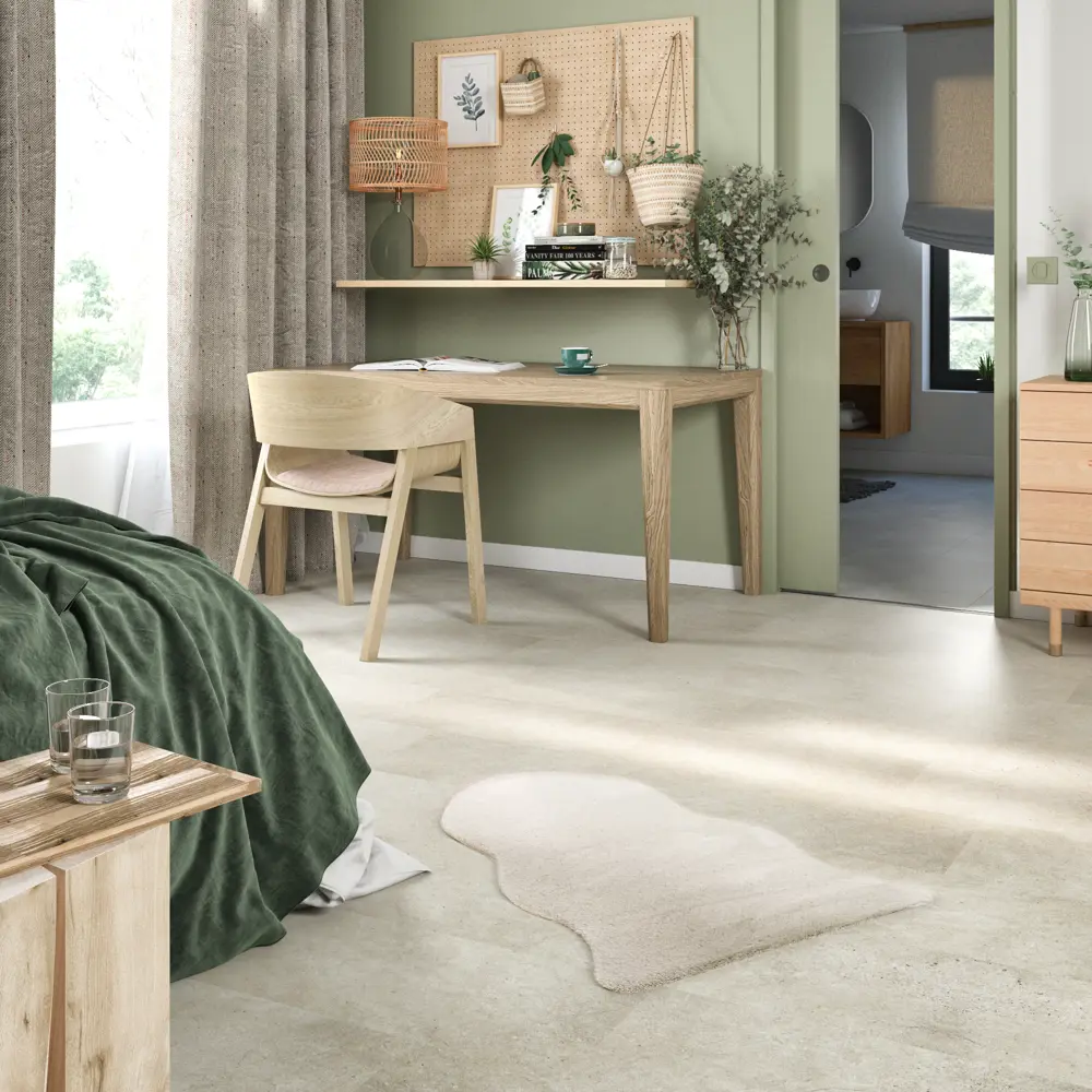 Коврик KREAFORTA Belleville 60x90 см полиэстер цвет белый STLM-2182056 - Вид №5