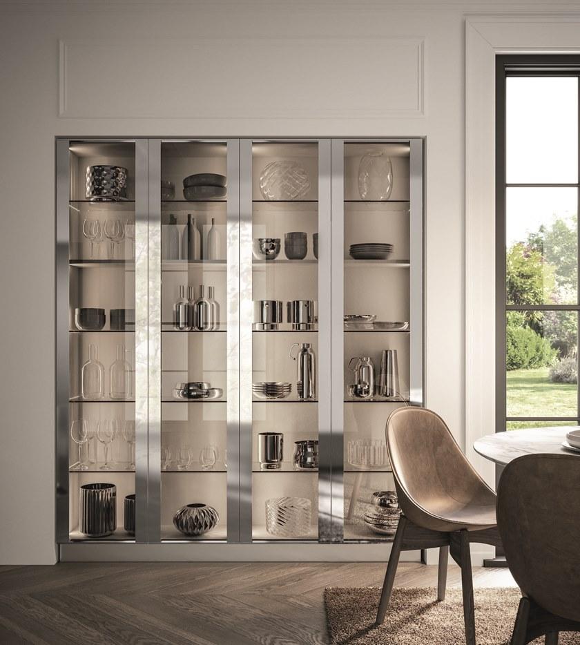 Composit Лакированная встроенная кухня с ручками sun-id-1439445 - Вид №3