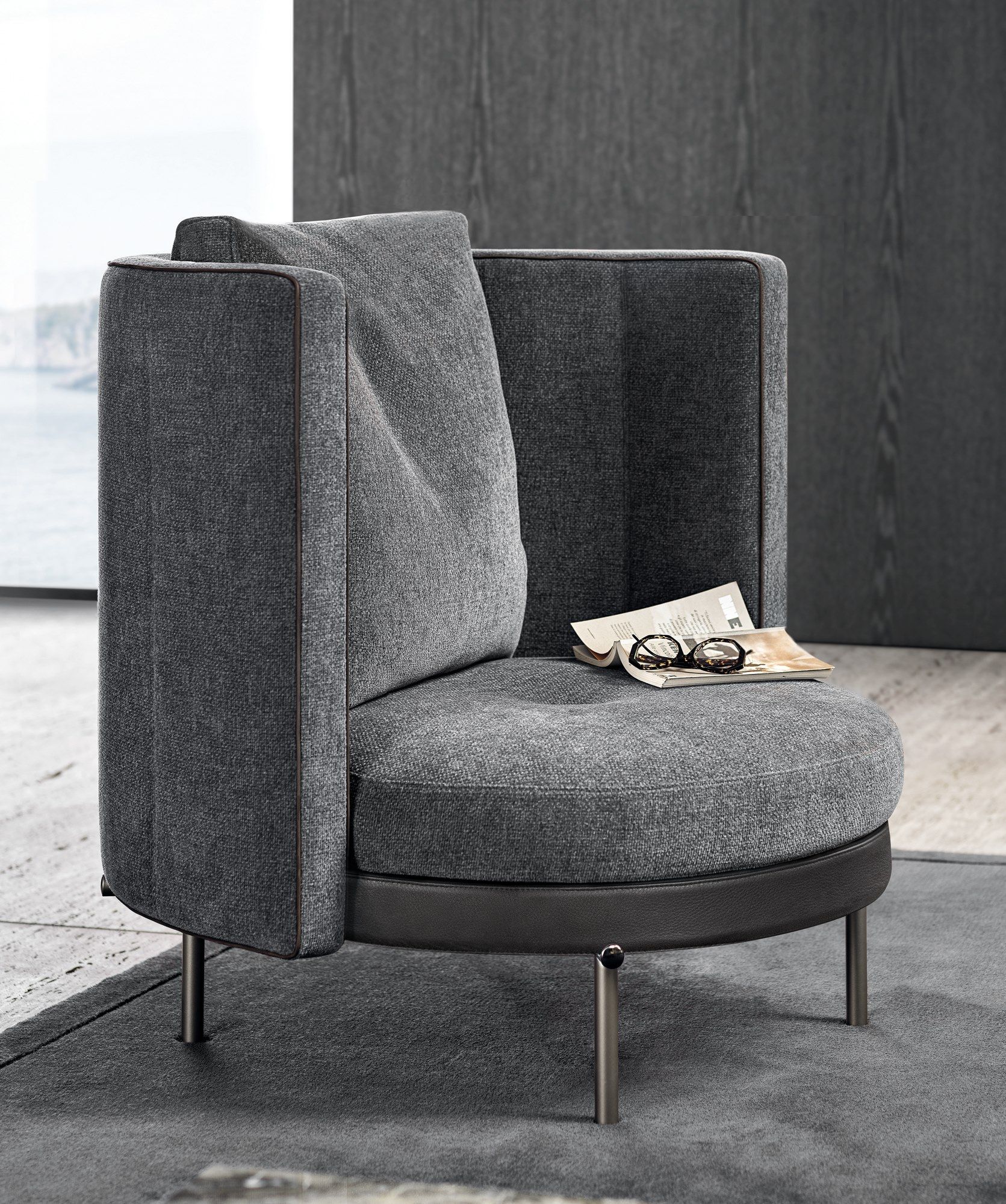Кресло с подлокотниками Minotti Torii ARCH-00107840 - Вид №7