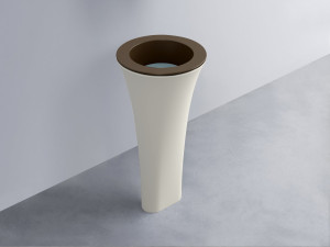 AMLA45-CA+AMPILT-PL+AMCOLT-TL Раковина Amedeo Tondo отдельностоящая cielo Enjoy + Amedeo