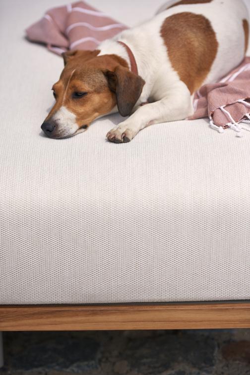 MNST1191 Большая подставка для ног / подставка для отдыха кремень teak Manutti Flex - Вид №2