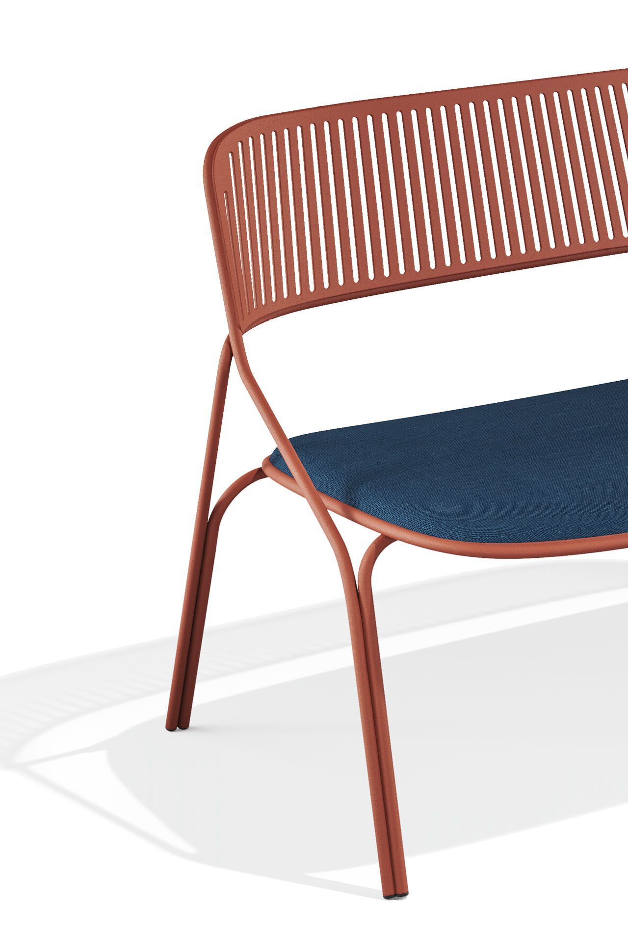 Стальная скамья с порошковым покрытием со спинкой BABEL D Jos ARCH-00086691 - Вид №3