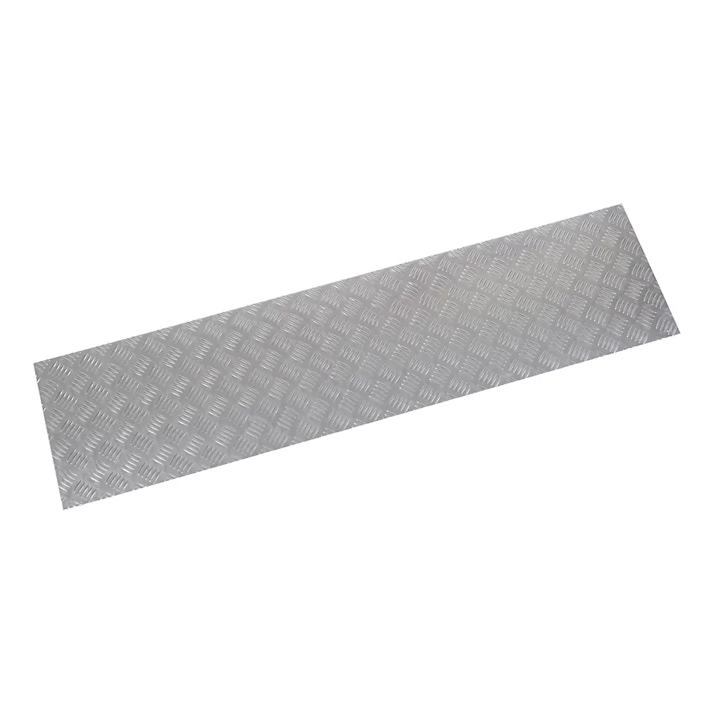 Лист рифленый АМг2 1.5x300x1200 мм, алюминий МЕТАЛЛСЕРВИС STLM-2113895