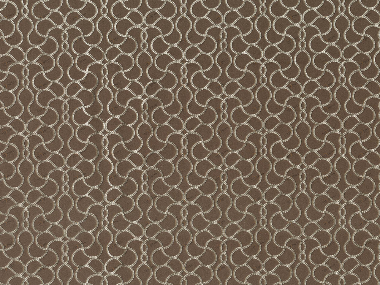 COLORISTICA Портьерная ткань  Жаккард  ArDeco part 2 Коричневый 2365-27