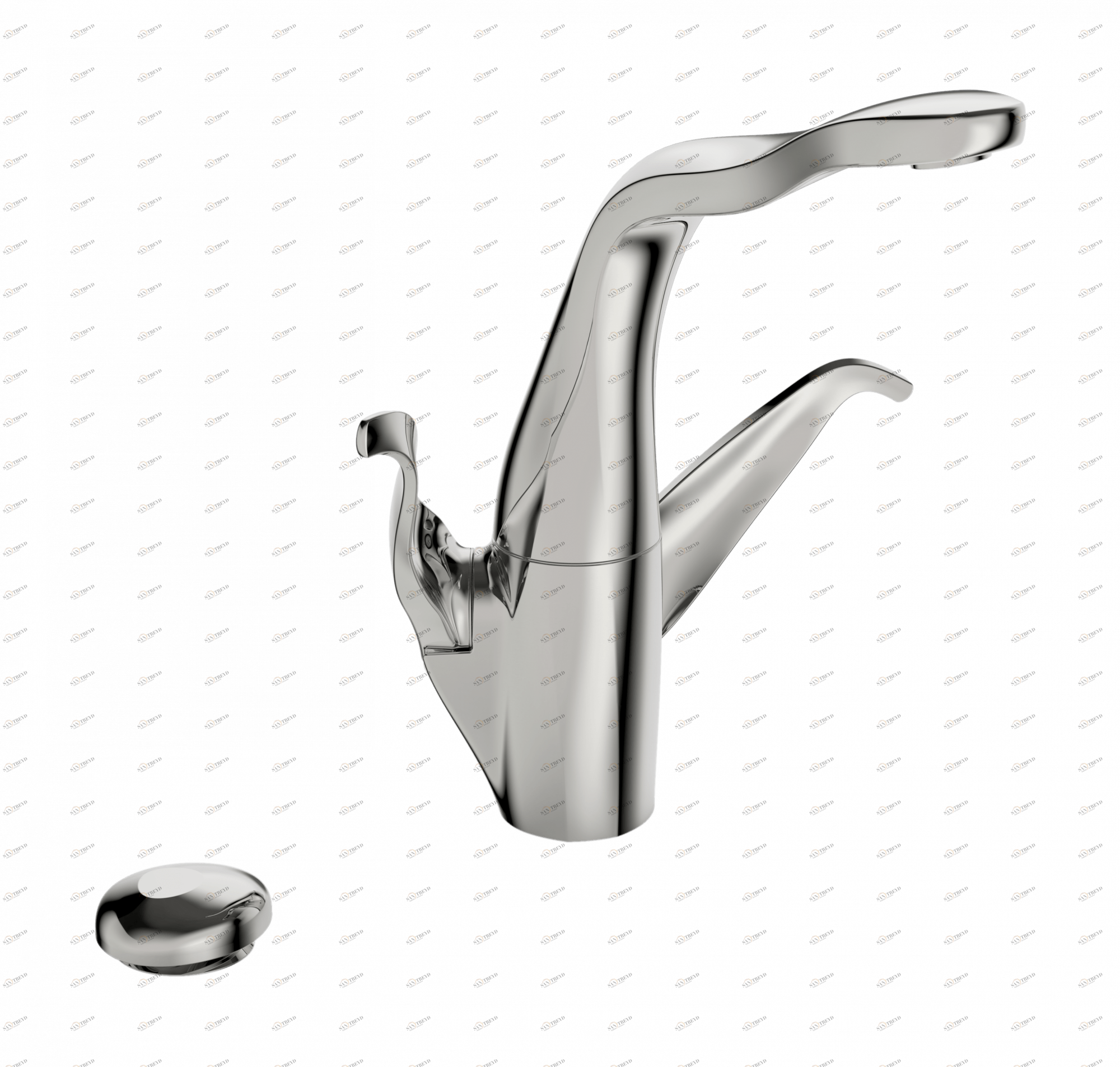 Oras 8222F Смеситель для кухни, 230/12 V 8222F ALESSI Swan By Хром 