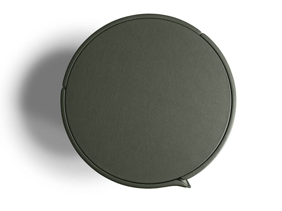 Круглый кожаный прикроватный столик Poltrona Frau коллекция-мебель и аксессуары ARCH-00129514 - Вид №3