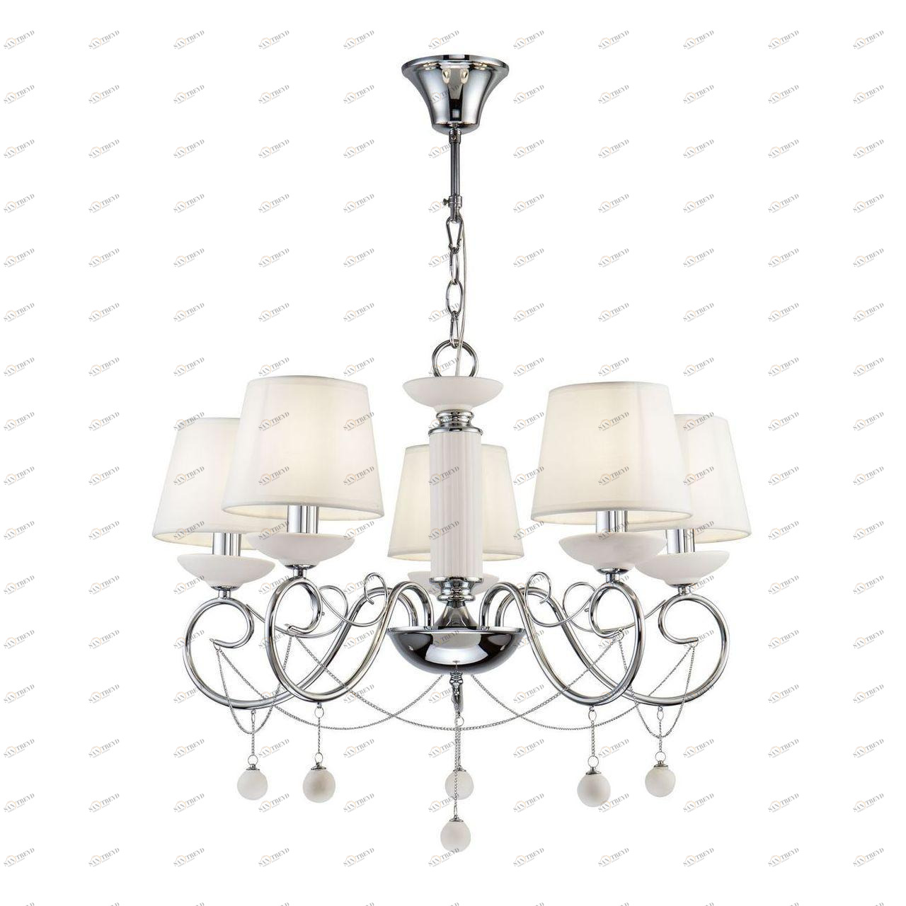 Подвесная люстра Freya Amado FR2018PL-05CH FREYA AMADO 220525 Белый 