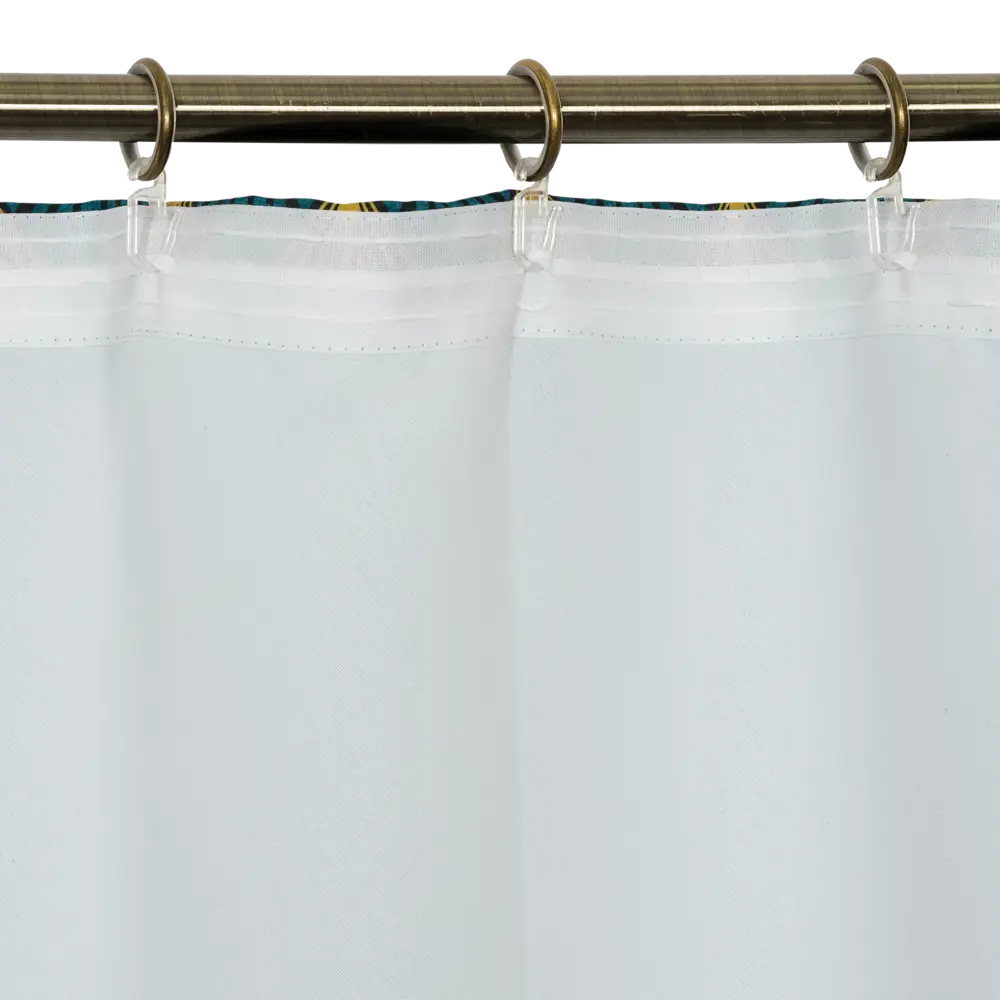 Штора на ленте «Модерн» 145x260 см геометрия цвет зелёный SEASONS STLM-2092513 - Вид №3